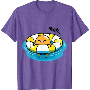image:imageGudetama Pool Float Tee Shirt TShirtPurple Heather