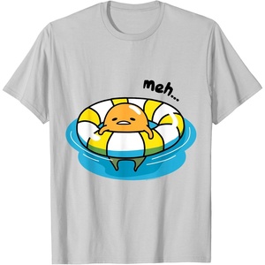 image:imageGudetama Pool Float Tee Shirt TShirtSilver Grey