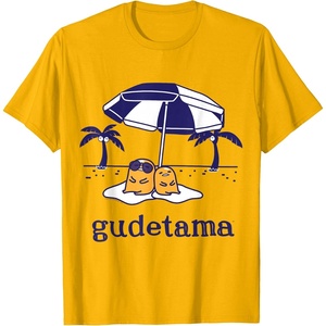 image:imageGudetama Summer Time Tee Shirt TShirtGolden Yellow
