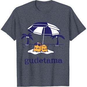 image:imageGudetama Summer Time Tee Shirt TShirtHeather Blue