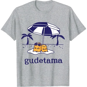 image:imageGudetama Summer Time Tee Shirt TShirtHeather Grey