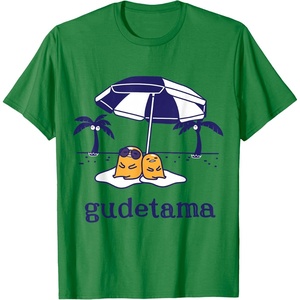 image:imageGudetama Summer Time Tee Shirt TShirtKelly Green