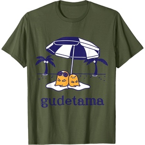 image:imageGudetama Summer Time Tee Shirt TShirtOlive Green