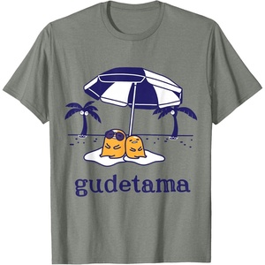 image:imageGudetama Summer Time Tee Shirt TShirtOlive Heather