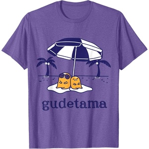 image:imageGudetama Summer Time Tee Shirt TShirtPurple Heather