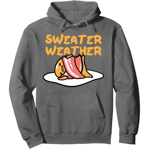 image:imageGudetama Sweater Weather Bacon Blanket Pullover HoodieAsphalt Grey