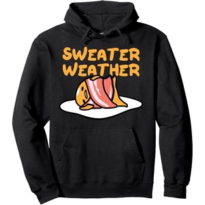 image:imageGudetama Sweater Weather Bacon Blanket Pullover HoodieBlack
