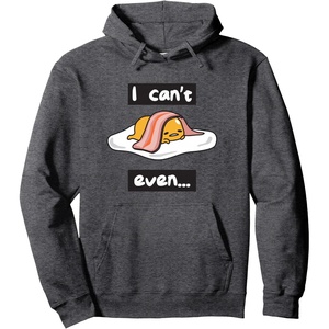 image:imageGudetama The Lazy Egg Cant Even Hoodie Pullover HoodieDark Heather Grey
