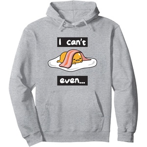 image:imageGudetama The Lazy Egg Cant Even Hoodie Pullover HoodieHeather Grey
