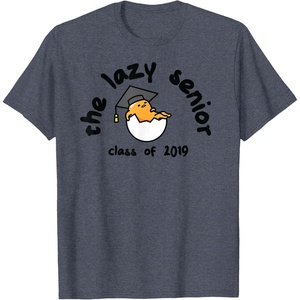 image:imageGudetama The Lazy Egg Class of 2019 Graduation TShirtHeather Blue