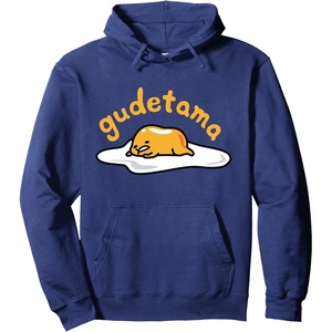 image:imageGudetama The Lazy Egg Classic Logo Hoodie Pullover HoodieNavy Blue