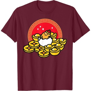 image:imageGudetama The Lazy Egg Happy Lunar New Year TShirtBurgundy