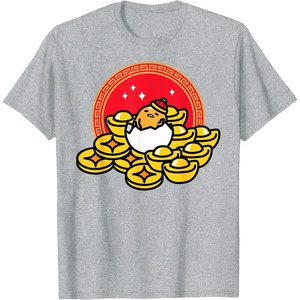 image:imageGudetama The Lazy Egg Happy Lunar New Year TShirtHeather Grey