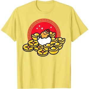 image:imageGudetama The Lazy Egg Happy Lunar New Year TShirtLemon Yellow