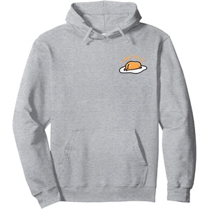 image:imageGudetama The Lazy Egg Sunny Side Up Hoodie Pullover HoodieHeather Grey