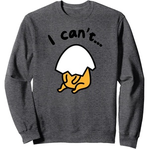 image:imageGudetama The Lazy Egg Sweatshirt SweatshirtDark Heather Grey