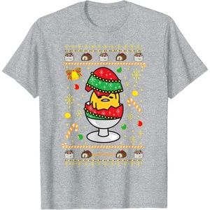 image:imageGudetama Ugly Christmas Egg Tee Shirt TShirtHeather Grey