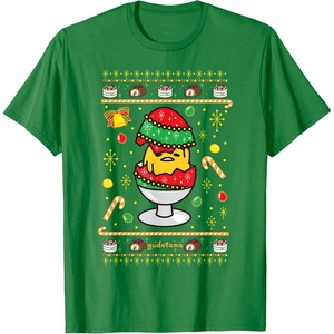 image:imageGudetama Ugly Christmas Egg Tee Shirt TShirtKelly Green