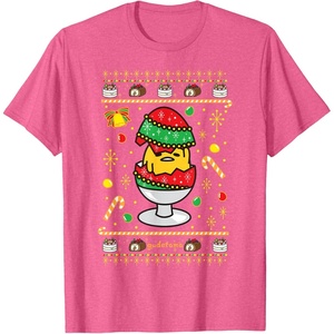 image:imageGudetama Ugly Christmas Egg Tee Shirt TShirtPink Heather