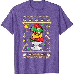 image:imageGudetama Ugly Christmas Egg Tee Shirt TShirtPurple Heather
