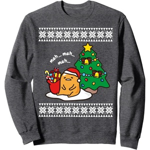 image:imageGudetama Ugly Christmas Sweater SweatshirtDark Heather Grey