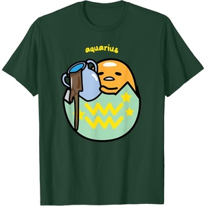 image:imageGudetama Zodiac Aquarius Tee Shirt TShirtDark Green