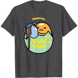 image:imageGudetama Zodiac Aquarius Tee Shirt TShirtDark Heather Grey