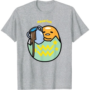 image:imageGudetama Zodiac Aquarius Tee Shirt TShirtHeather Grey