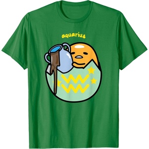 image:imageGudetama Zodiac Aquarius Tee Shirt TShirtKelly Green