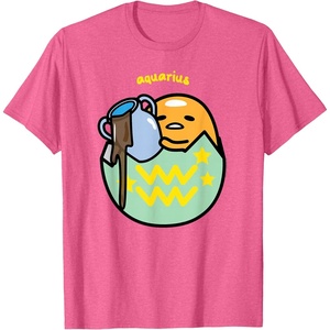 image:imageGudetama Zodiac Aquarius Tee Shirt TShirtPink Heather