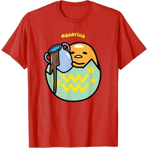 image:imageGudetama Zodiac Aquarius Tee Shirt TShirtRed