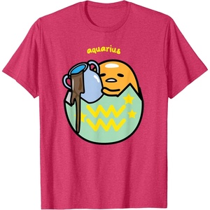 image:imageGudetama Zodiac Aquarius Tee Shirt TShirtRed Heather