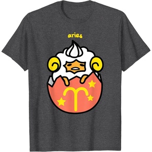 image:imageGudetama Zodiac Aries Tee Shirt TShirtDark Heather Grey