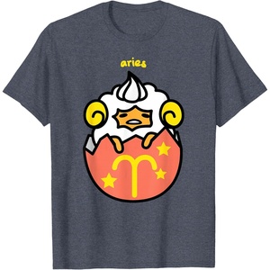 image:imageGudetama Zodiac Aries Tee Shirt TShirtHeather Blue