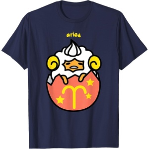 image:imageGudetama Zodiac Aries Tee Shirt TShirtNavy Blue