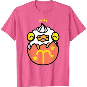 image:imageGudetama Zodiac Aries Tee Shirt TShirtPink Heather