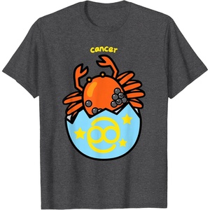 image:imageGudetama Zodiac Cancer Tee Shirt TShirtDark Heather Grey