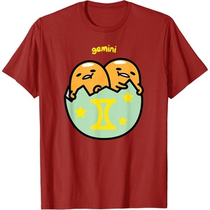 image:imageGudetama Zodiac Gemini Tee Shirt TShirtCranberry Red