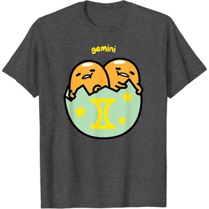 image:imageGudetama Zodiac Gemini Tee Shirt TShirtDark Heather Grey