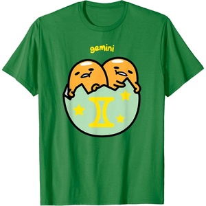 image:imageGudetama Zodiac Gemini Tee Shirt TShirtKelly Green