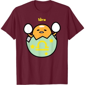 image:imageGudetama Zodiac Libra Tee Shirt TShirtBurgundy