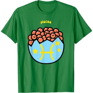 image:imageGudetama Zodiac Pisces Tee Shirt TShirtKelly Green