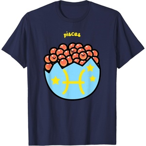 image:imageGudetama Zodiac Pisces Tee Shirt TShirtNavy Blue