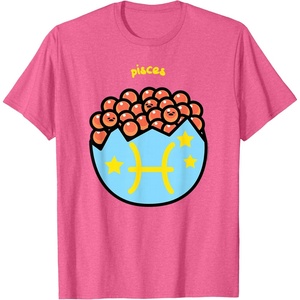image:imageGudetama Zodiac Pisces Tee Shirt TShirtPink Heather