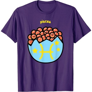 image:imageGudetama Zodiac Pisces Tee Shirt TShirtPurple