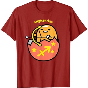 image:imageGudetama Zodiac Sagittarius Tee Shirt TShirtCranberry Red