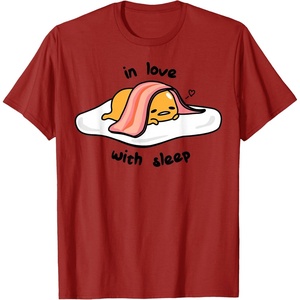 image:imageGudetama in Love with Sleep Tee Shirt TShirtCranberry Red