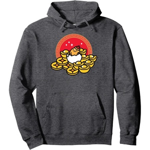 image:imageGudetama the Lazy Egg Happy Lunar New Year Pullover HoodieDark Heather Grey
