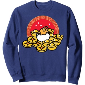 image:imageGudetama the Lazy Egg Happy Lunar New Year SweatshirtNavy Blue