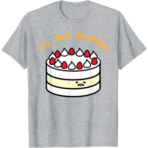 image:imageGudetama the Lazy Egg Its Meh Birthday Cake TShirtHeather Grey